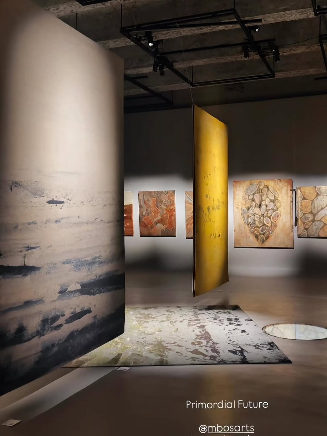 Its still very hard to grasp all the feelings stirring up after my conceptual art exhibition ”primordial future” here in Rome at @ilportaleo